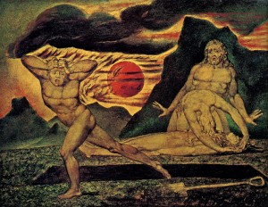 Caïn par William Blake